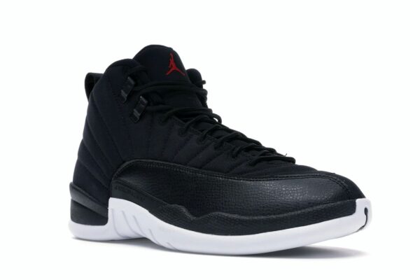 Air Jordan 12 Retro Nylon (130690-004) – Negro/Rojo Gimnasio/Blanco - Imagen 2