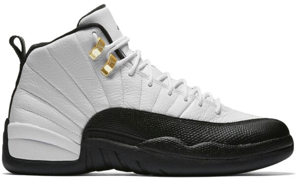 Jordan 12 Retro Taxi (2018) – Blanco/Negro/Rojo – 130690-125 - Imagen 1