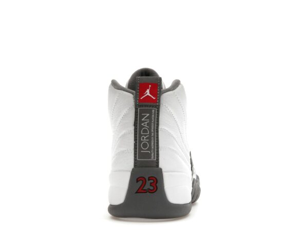Air Jordan 12 Retro Blanco Gris Oscuro – 130690-160 – Lanzamiento en Navidad 2019 - Imagen 5
