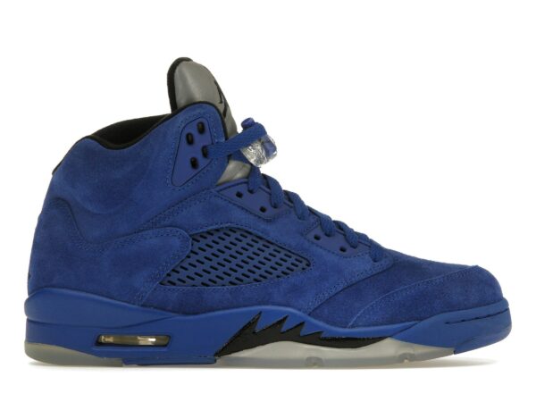 Air Jordan 5 Retro de ante azul (136027-401) - Imagen 1