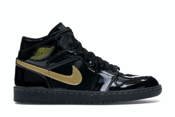 Air Jordan 1 Retro Negro Dorado Metálico (2003) – 136085-070 - Imagen 1