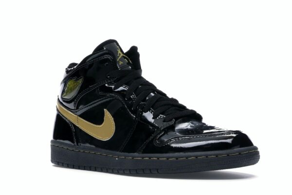 Air Jordan 1 Retro Negro Dorado Metálico (2003) – 136085-070 - Imagen 2