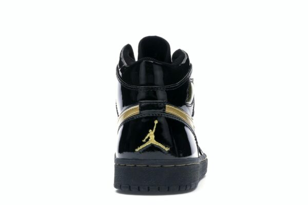 Air Jordan 1 Retro Negro Dorado Metálico (2003) – 136085-070 - Imagen 5