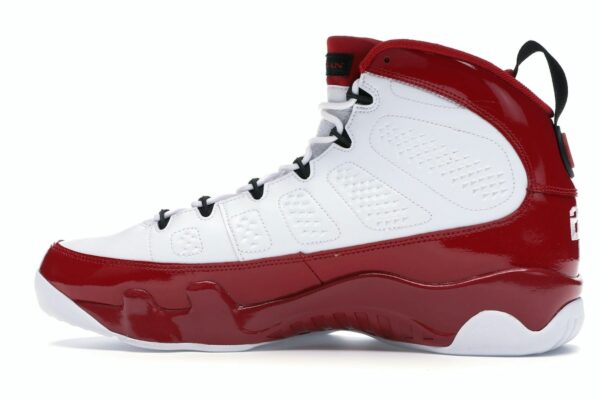 Air Jordan 9 Retro Blanco Rojo Gimnasio (302370-160) - Imagen 4