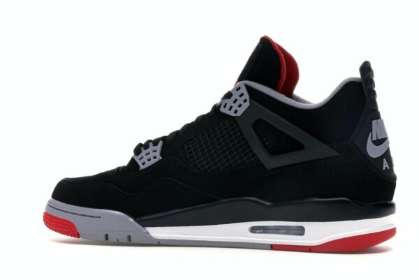 Jordan 4 Retro Bred (2019) – Negro/Rojo Fuego – 308497-060 - Imagen 5