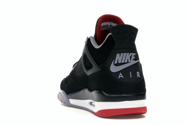 Jordan 4 Retro Bred (2019) – Negro/Rojo Fuego – 308497-060 - Imagen 6