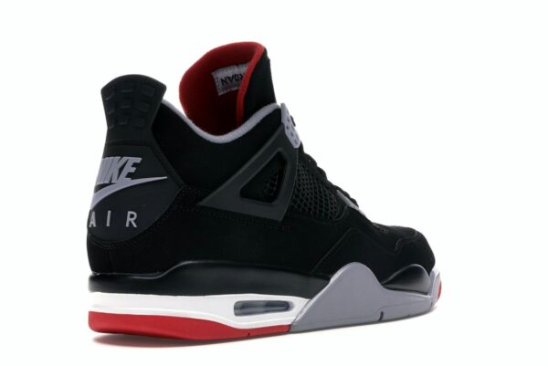 Jordan 4 Retro Bred (2019) – Negro/Rojo Fuego – 308497-060 - Imagen 7