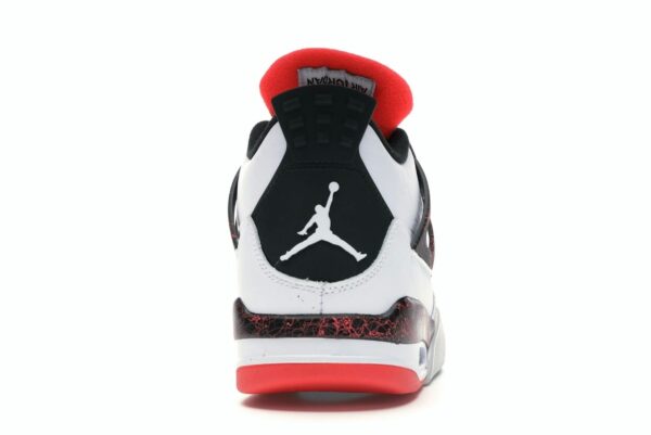 Jordan 4 Retro Flight Nostalgia (308497-116) – Blanco/Negro/Carmesí Brillante - Imagen 5