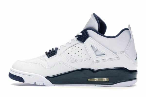 Air Jordan 4 Retro Columbia (2015) – 314254-107 – Blanco/Azul Leyenda/Azul Marino Medianoche - Imagen 4