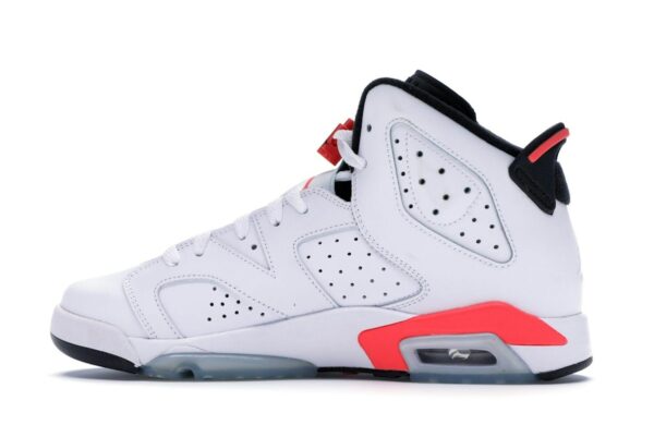 Jordan 6 Retro Infrared White (2014) (GS) – 384665-123 – Tallas para primaria - Imagen 4