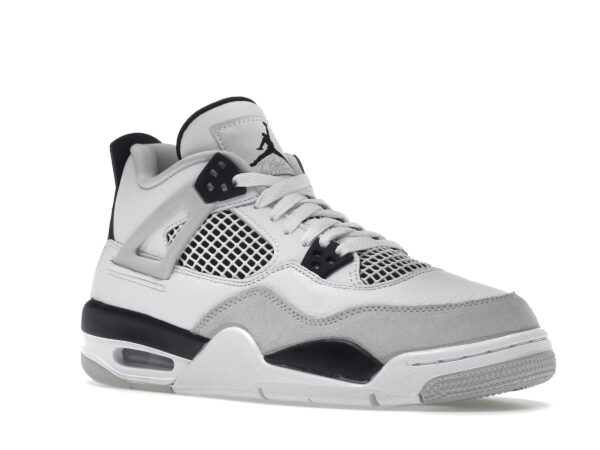 Air Jordan 4 Retro Negro Militar (GS) – 408452-111 - Imagen 2