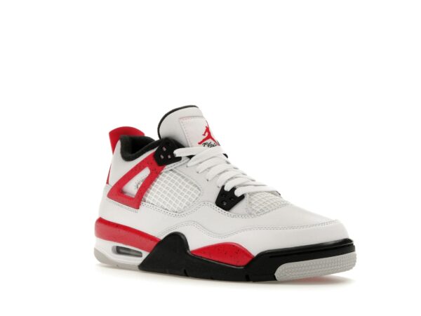 Jordan 4 Retro Red Cement (GS) – 408452-161 – Primaria – Blanco/Rojo/Negro - Imagen 2