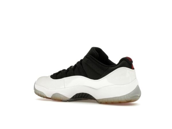 Air Jordan 11 Retro Low Reverse Concord Blanco/Negro-Rojo Verdadero 528895-110 - Imagen 4