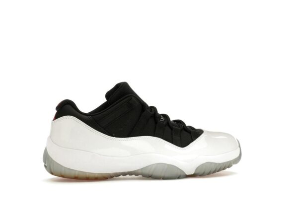 Air Jordan 11 Retro Low Reverse Concord Blanco/Negro-Rojo Verdadero 528895-110 - Imagen 6