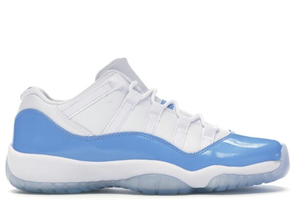 Jordan 11 Retro Low University Blue (GS) Zapatillas de deporte – Cuero blanco – 528896-106 - Imagen 1
