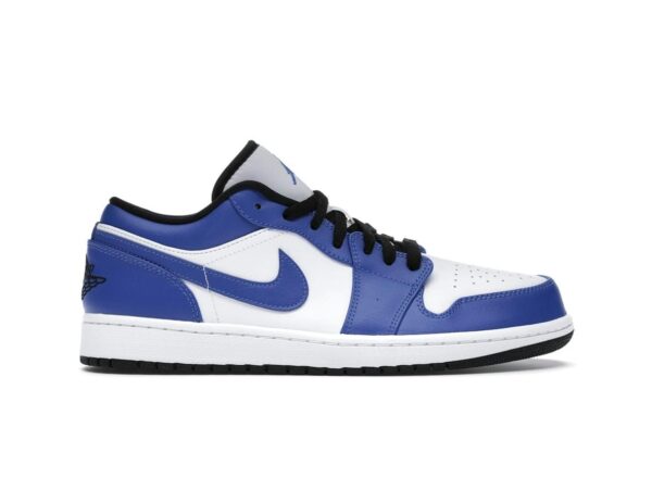 Air Jordan 1 Low Blanco Game Royal/Negro Game Royal 553558-124 - Imagen 1