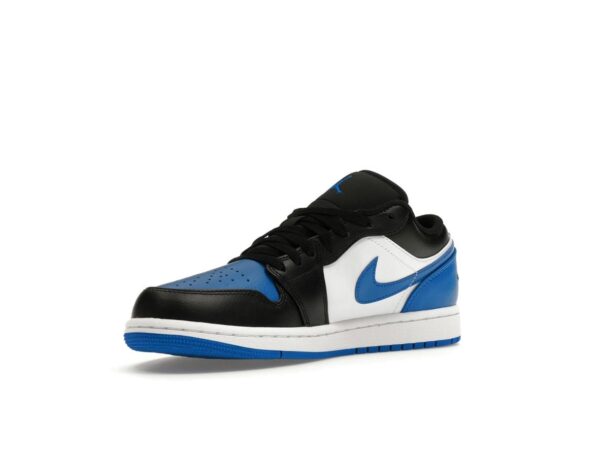 Jordan 1 Low Alternate Royal Toe Zapatillas 553558-140 Blanco/Negro/Azul Real - Imagen 3