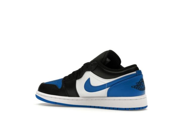 Jordan 1 Low Alternate Royal Toe Zapatillas 553558-140 Blanco/Negro/Azul Real - Imagen 4