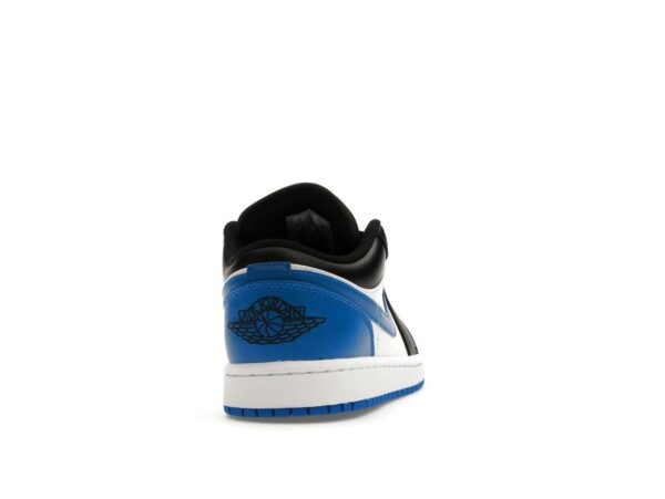 Jordan 1 Low Alternate Royal Toe Zapatillas 553558-140 Blanco/Negro/Azul Real - Imagen 5