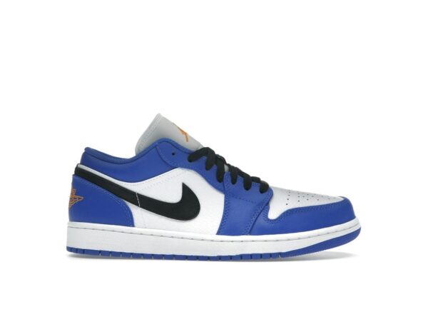 Jordan 1 Low Hyper Royal Naranja (553558-401) - Imagen 1