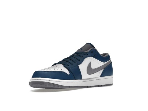Air Jordan 1 Low Azul Verdadero (553558-412) - Imagen 3