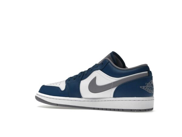 Air Jordan 1 Low Azul Verdadero (553558-412) - Imagen 4