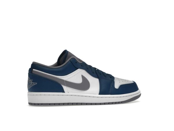 Air Jordan 1 Low Azul Verdadero (553558-412) - Imagen 6