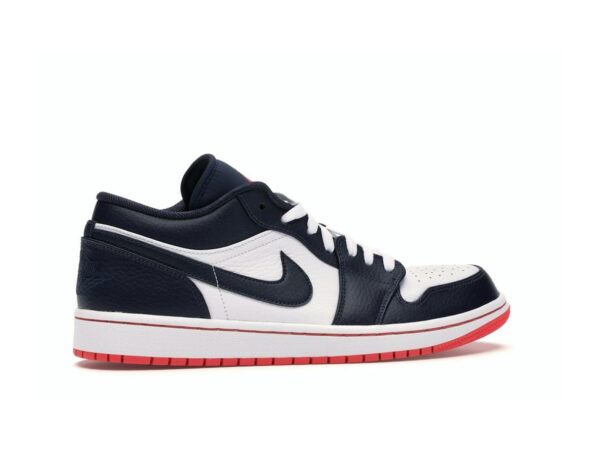 Zapatillas Jordan 1 Low Obsidian Ember Glow 553558-481 - Imagen 6