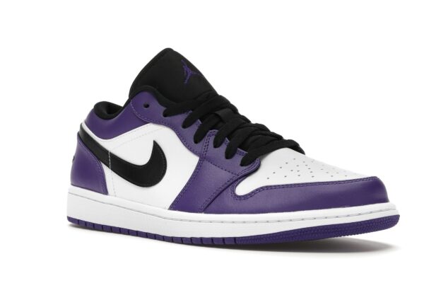 Air Jordan 1 Low Court Morado Blanco (553558-500) - Imagen 2