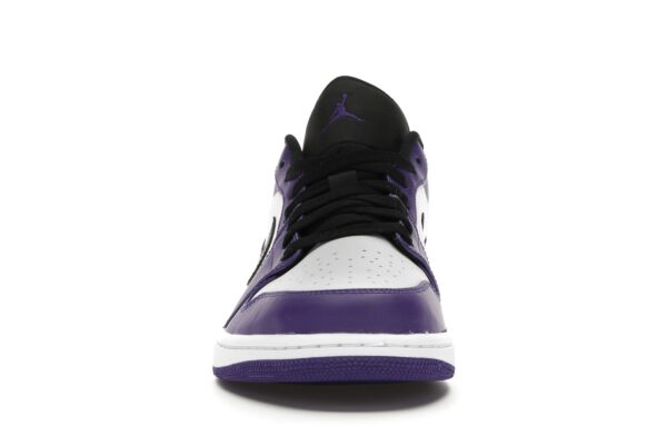 Air Jordan 1 Low Court Morado Blanco (553558-500) - Imagen 3