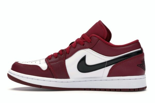 Jordan 1 Low Noble Red (553558-604) – Zapatillas deportivas para hombre - Imagen 4