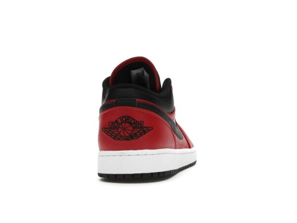 Air Jordan 1 Low Reverse Bred Pebbled Swoosh (553558-605) - Imagen 5