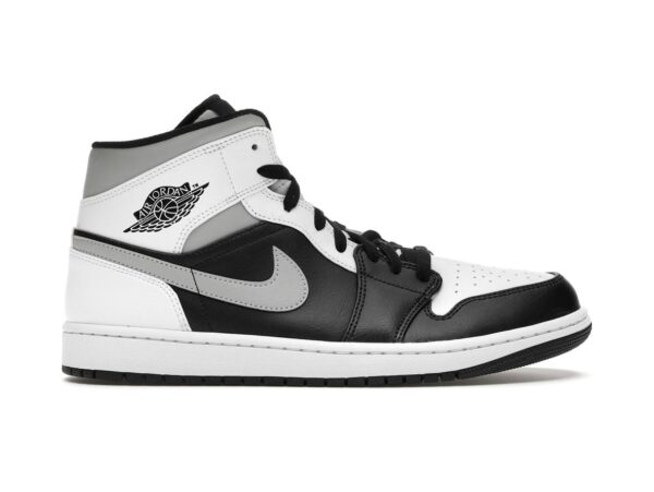 Air Jordan 1 Mid White Shadow (554724-073) – Negro/Gris medio/Blanco - Imagen 1
