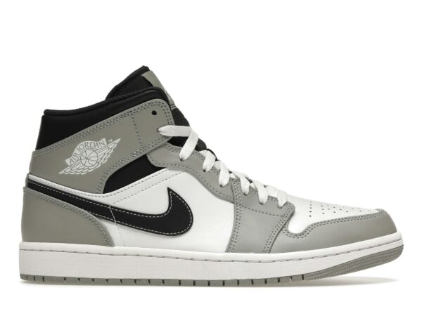 Jordan 1 Mid Gris Ahumado Claro Antracita – 554724-078 - Imagen 1