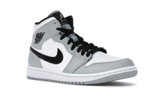 Air Jordan 1 Mid Gris Humo Claro (554724-092) - Imagen 2