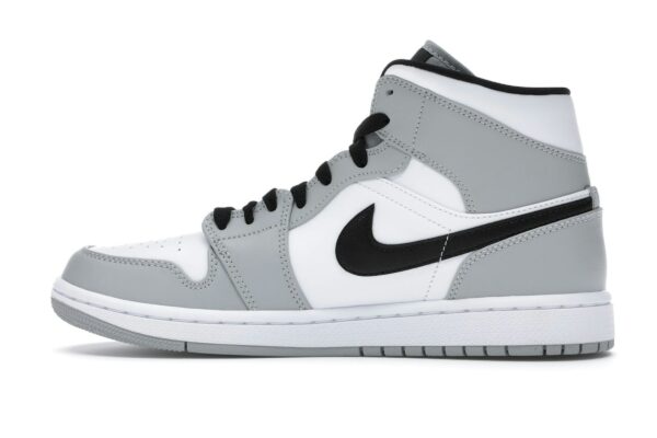 Air Jordan 1 Mid Gris Humo Claro (554724-092) - Imagen 4