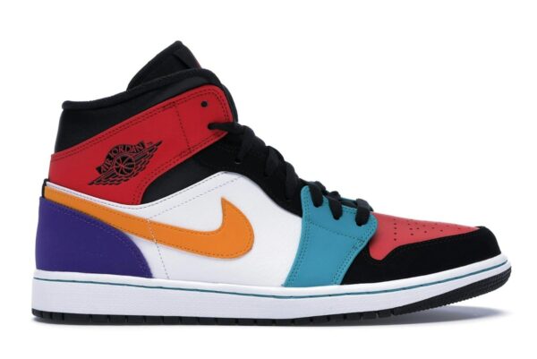 Jordan 1 Mid Bred Multicolor (554724-125) - Imagen 1