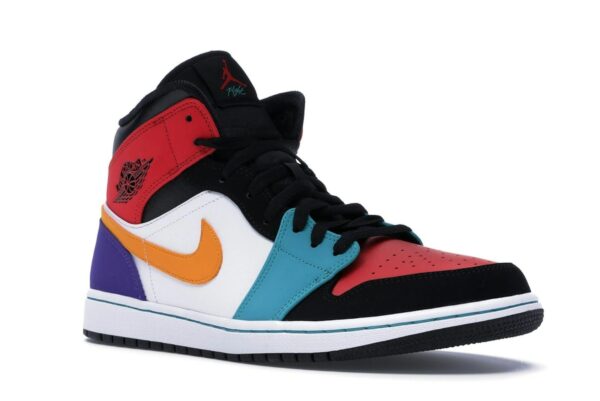 Jordan 1 Mid Bred Multicolor (554724-125) - Imagen 2