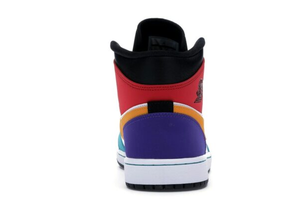 Jordan 1 Mid Bred Multicolor (554724-125) - Imagen 5