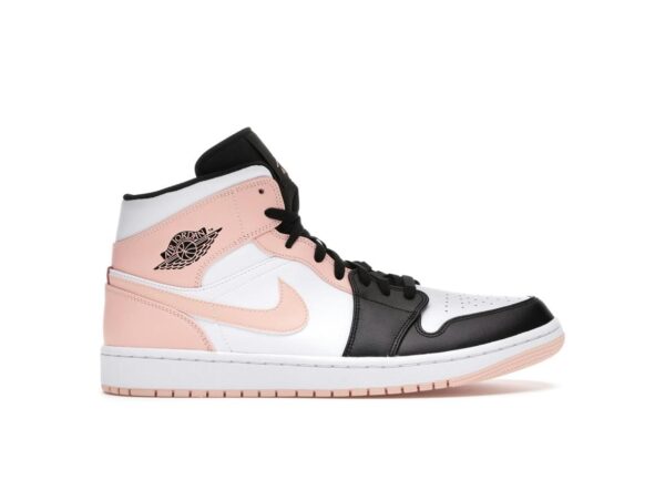 Air Jordan 1 Mid Naranja Ártico con puntera negra – 554724-133 - Imagen 1