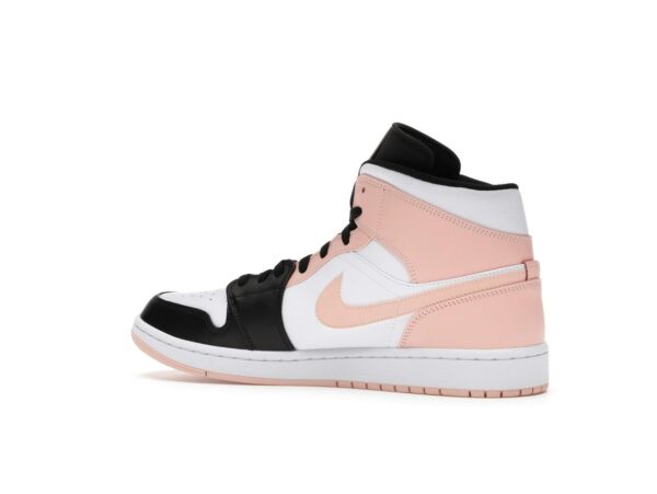 Air Jordan 1 Mid Naranja Ártico con puntera negra – 554724-133 - Imagen 4