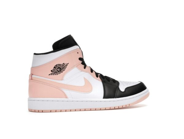 Air Jordan 1 Mid Naranja Ártico con puntera negra – 554724-133 - Imagen 6