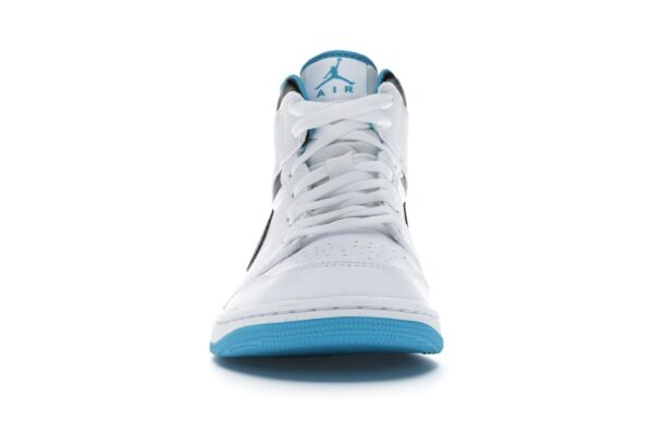 Jordan 1 Mid Laser Blue (554724-141) – Inspirado en los Charlotte Hornets - Imagen 3