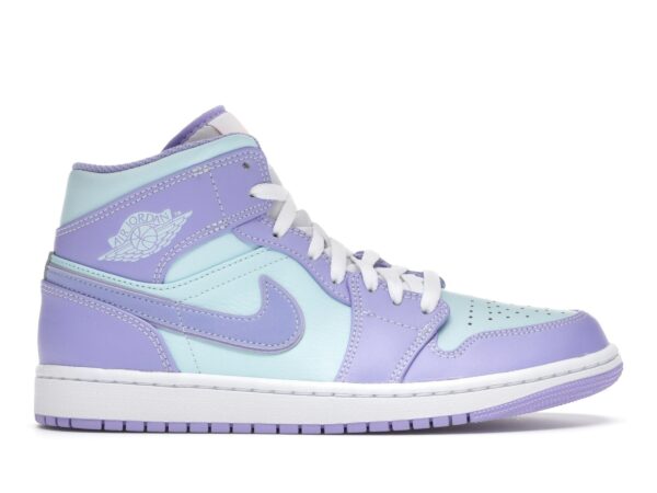 Air Jordan 1 Mid Morado Aqua (554724-500) - Imagen 1