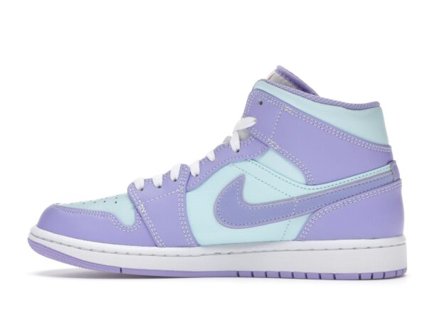 Air Jordan 1 Mid Morado Aqua (554724-500) - Imagen 4