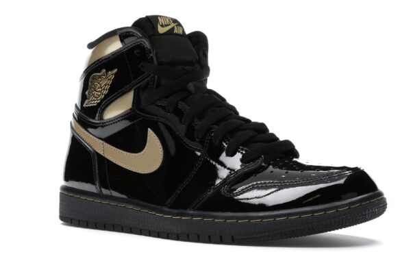 Air Jordan 1 Retro High OG Negro Dorado Metálico (2020) – 555088-032 - Imagen 2
