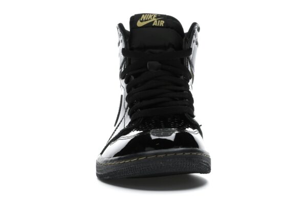 Air Jordan 1 Retro High OG Negro Dorado Metálico (2020) – 555088-032 - Imagen 3