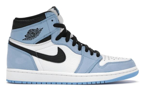 Zapatillas Air Jordan 1 Retro High OG de cuero azul universitario – 555088-134 - Imagen 1