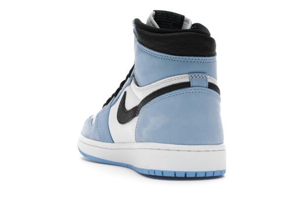 Zapatillas Air Jordan 1 Retro High OG de cuero azul universitario – 555088-134 - Imagen 6