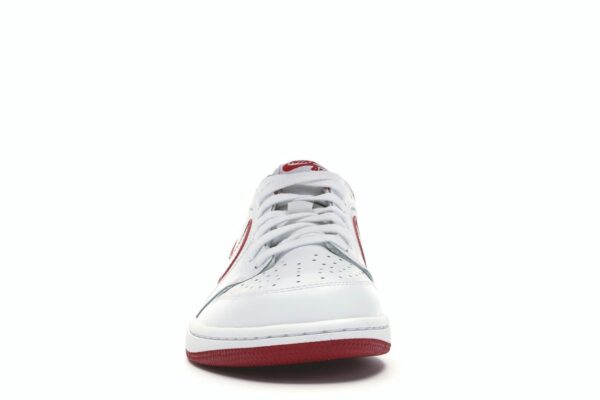 Air Jordan 1 Retro Low Blanco Rojo Universitario (705329-101) - Imagen 3